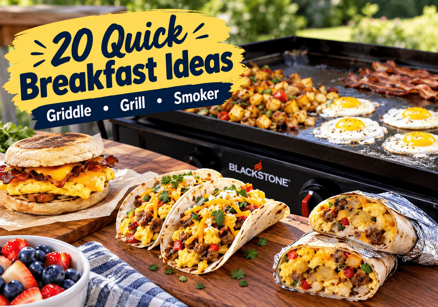 20 Quick Griddle Breakfast Ideas