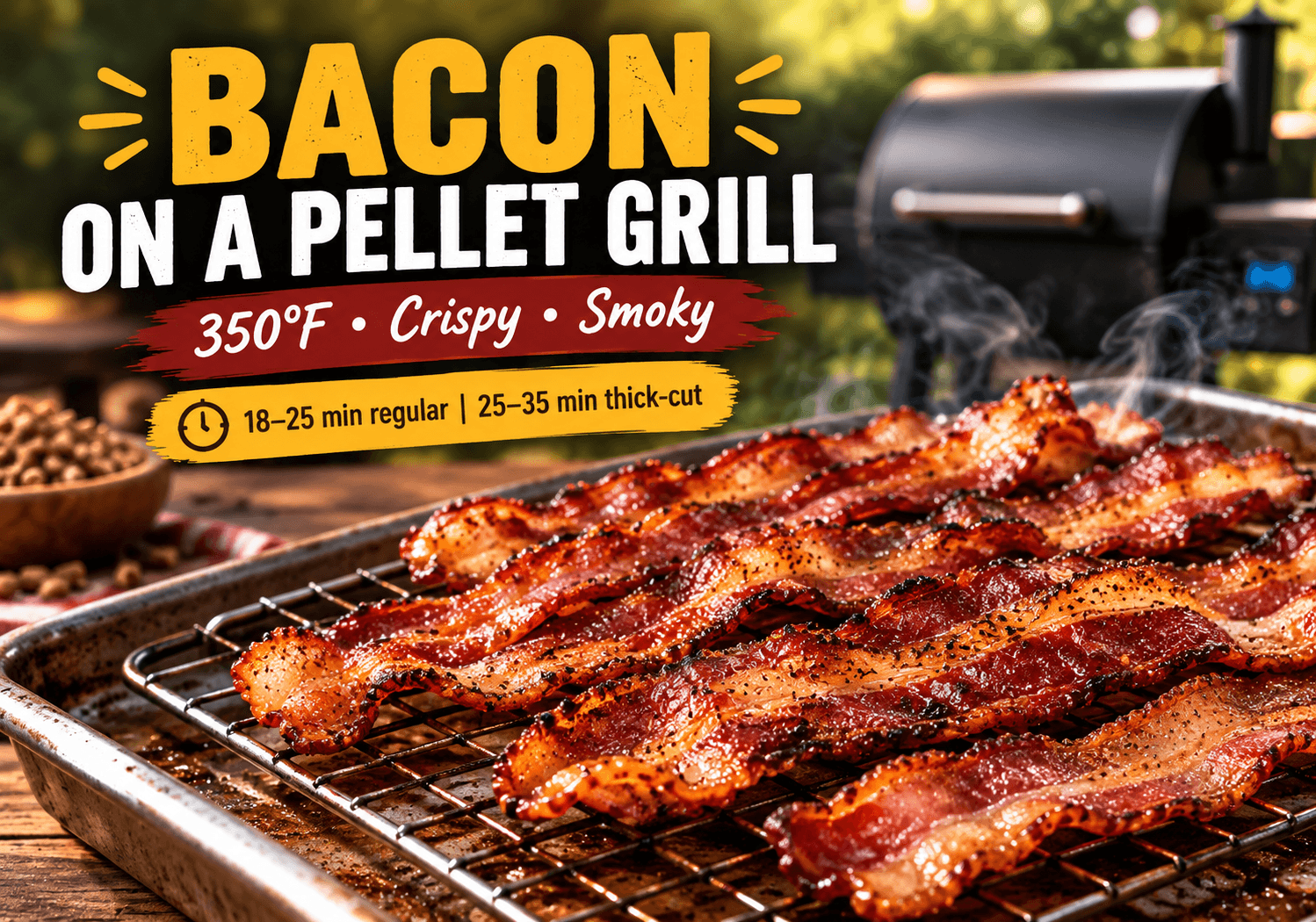 bacon on pellet grill