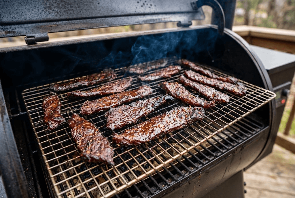 Beef Jerky on a Pellet Grill