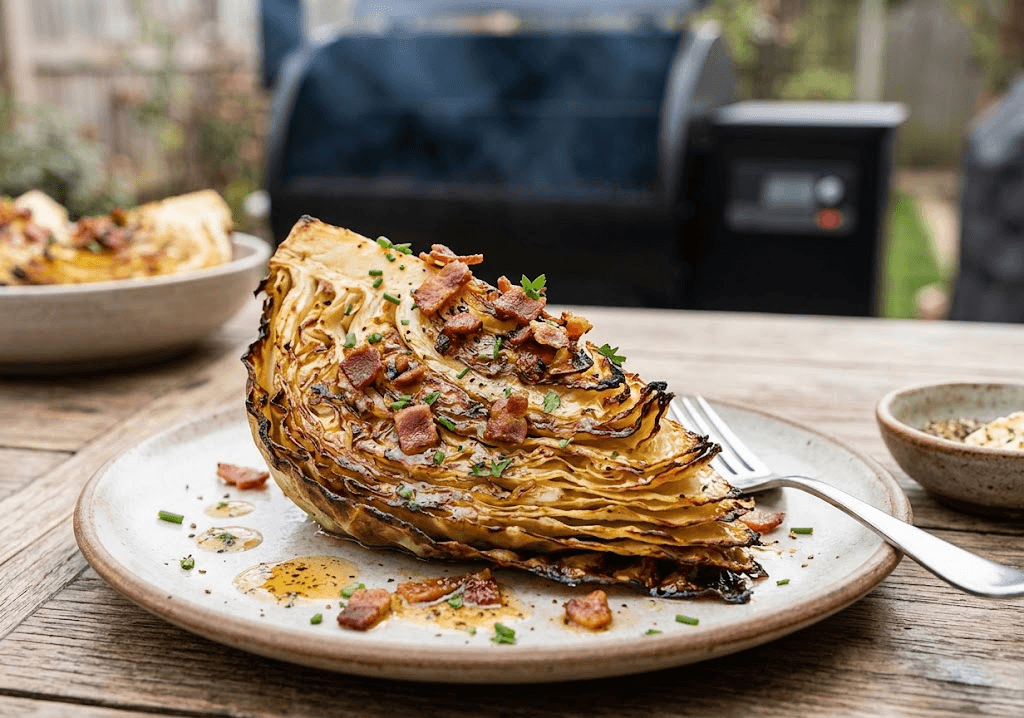 Cabbage on a Pellet Grill