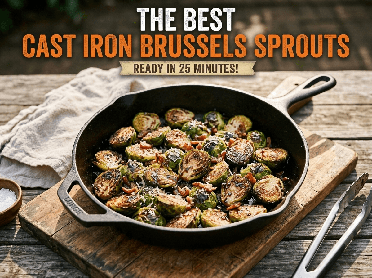 Cast Iron Brussels Sprouts