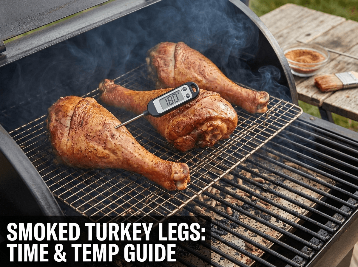 How Long to Smoke Turkey Legs (Time & Temp Chart)