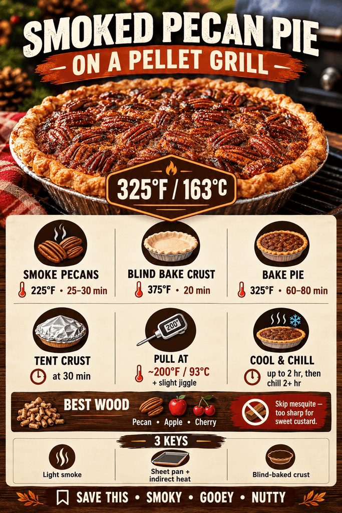 Smoked Pecan Pie