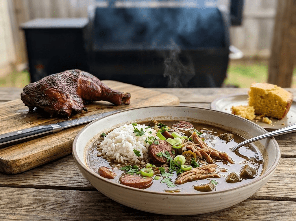 Smoked Turkey Gumbo