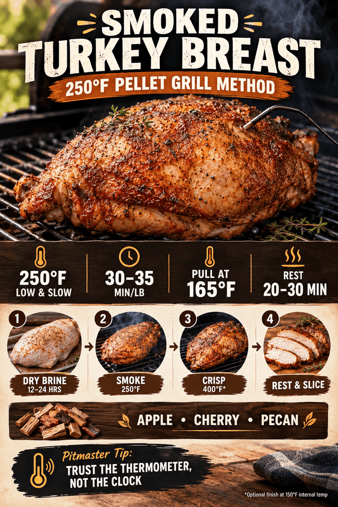 Turkey Breast at 250°F: A Juicy Smoked Pellet Grill Recipe