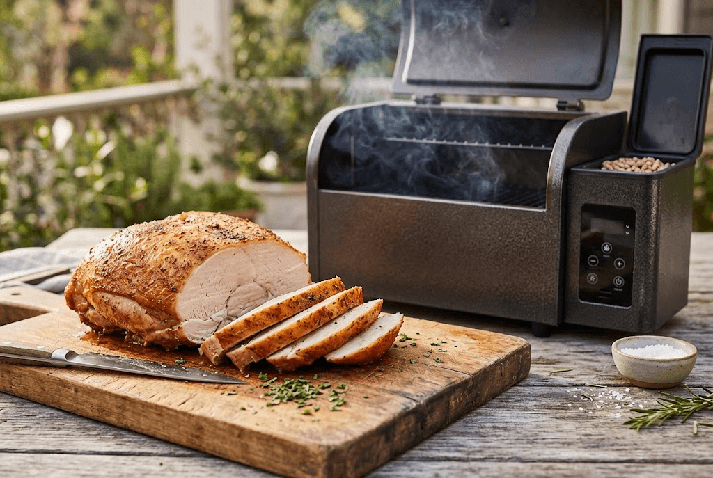 Turkey Breast on the Ninja Woodfire Grill