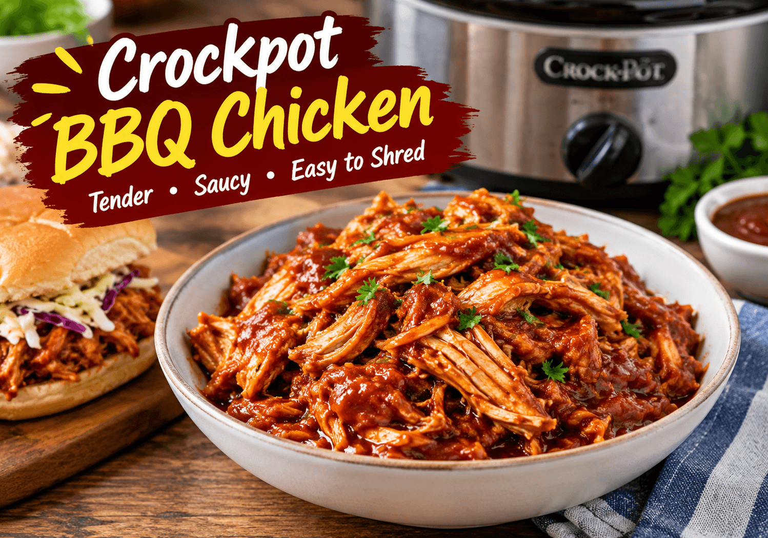 crockpot bbq chicken