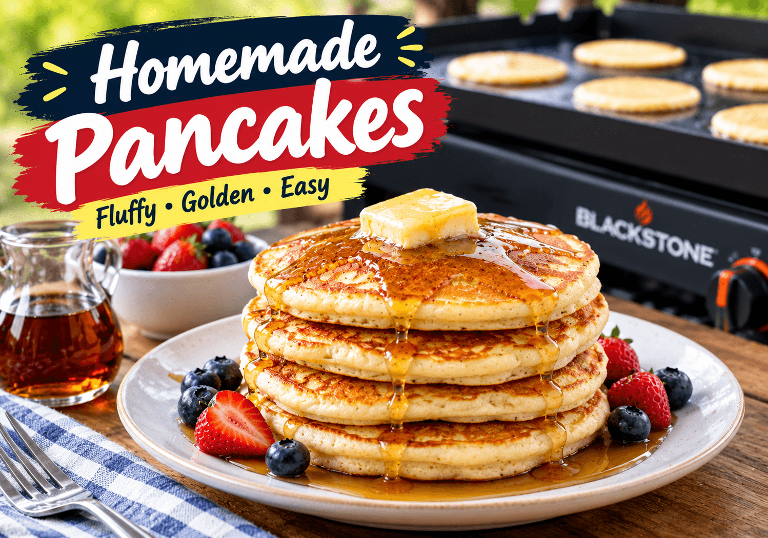 homemade pancakes